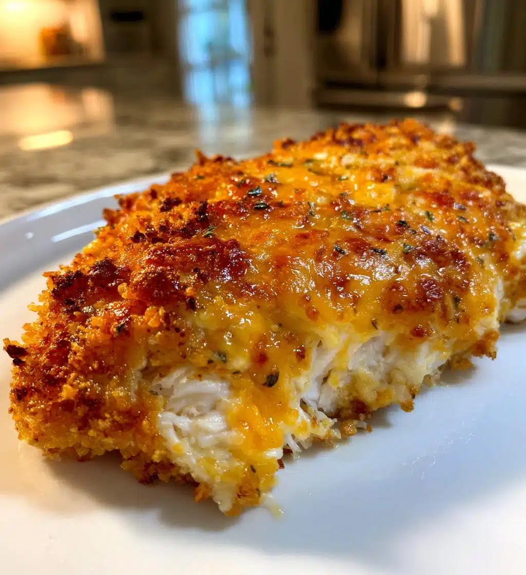 crispy cheddar chicken baked - detail 1