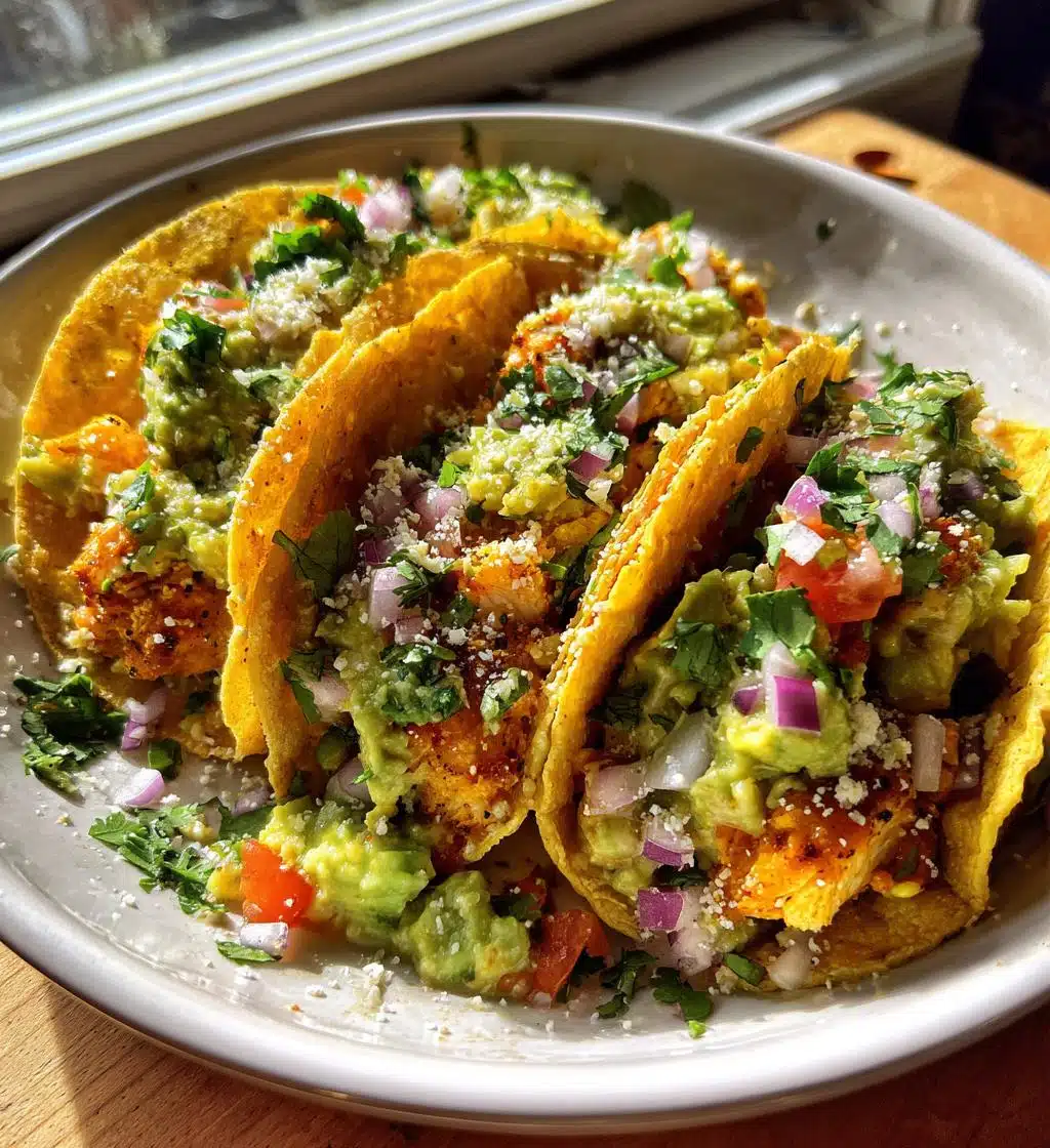crispy poblano chicken tacos with avocado jalapeno salsa
