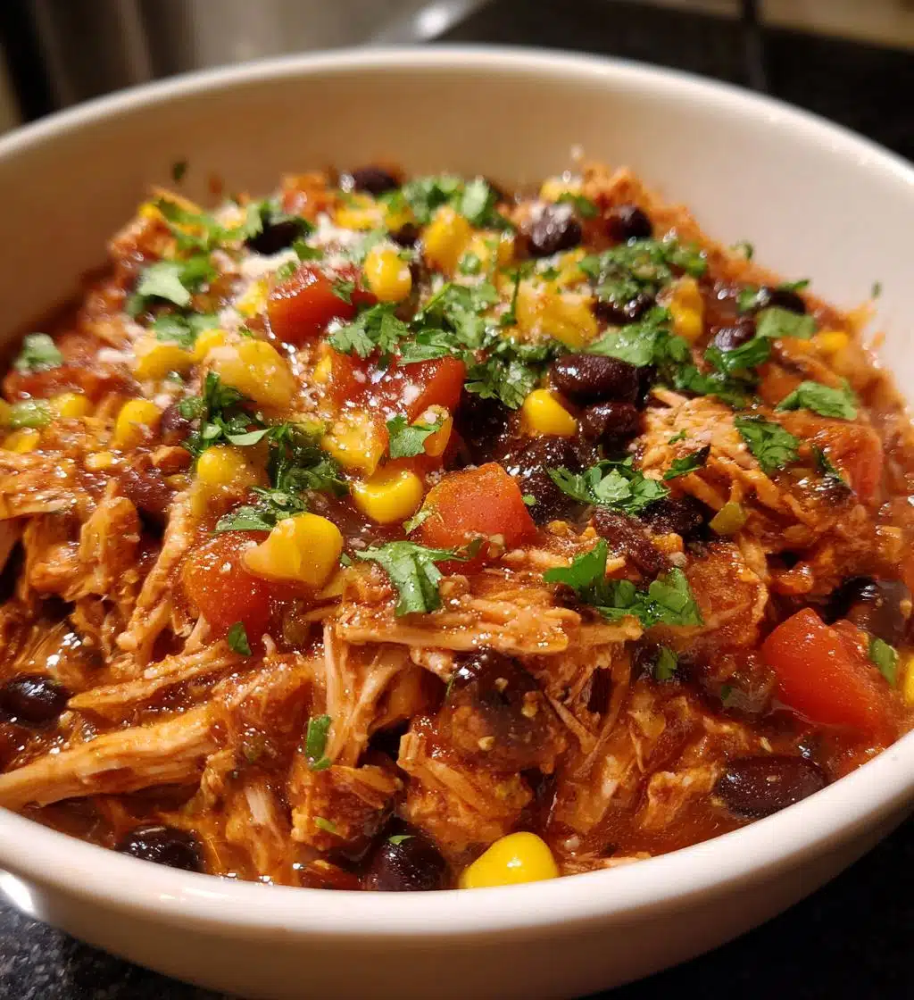crock pot chicken taco chili