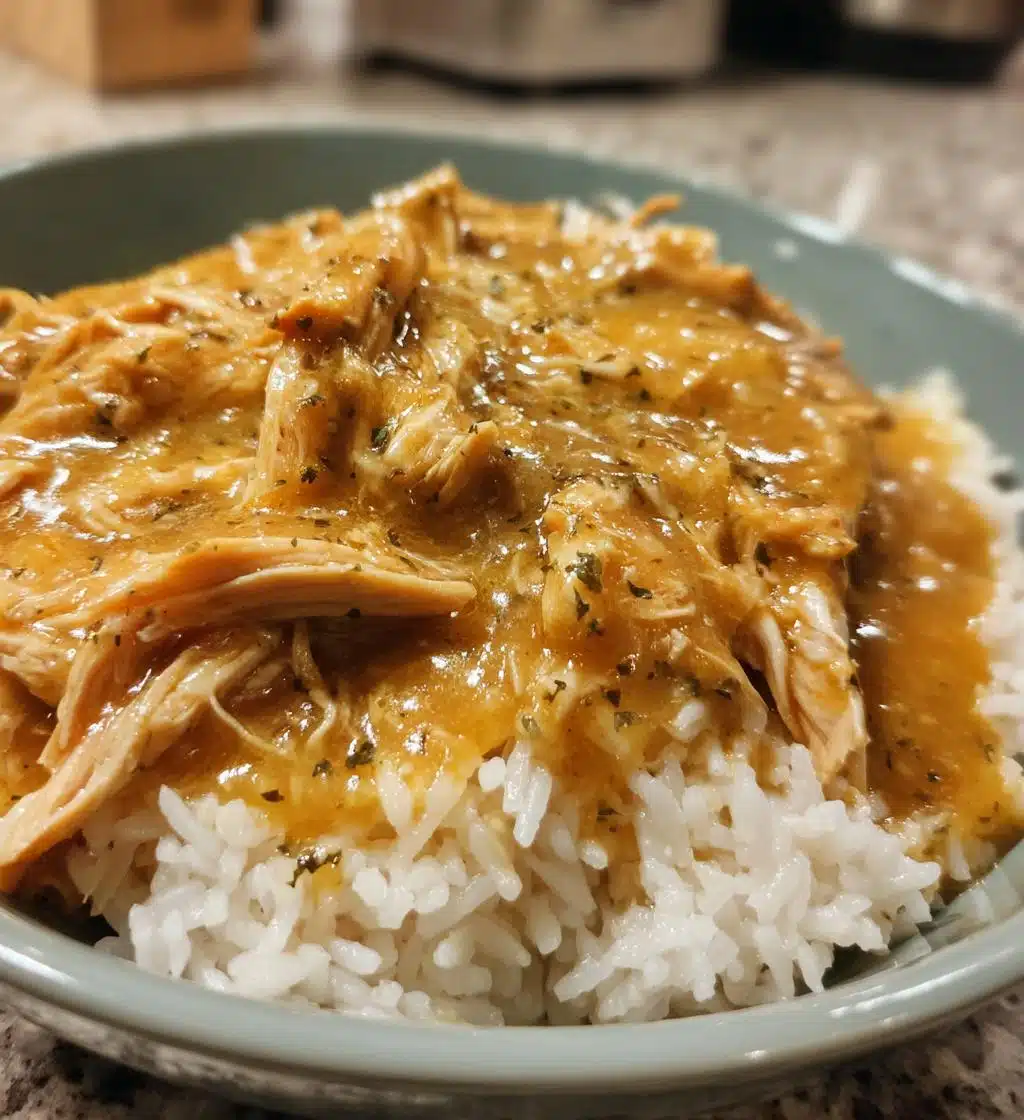 crockpot chicken gravy - detail 1