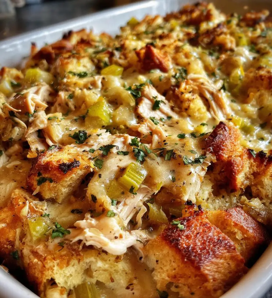 crockpot chicken stuffing