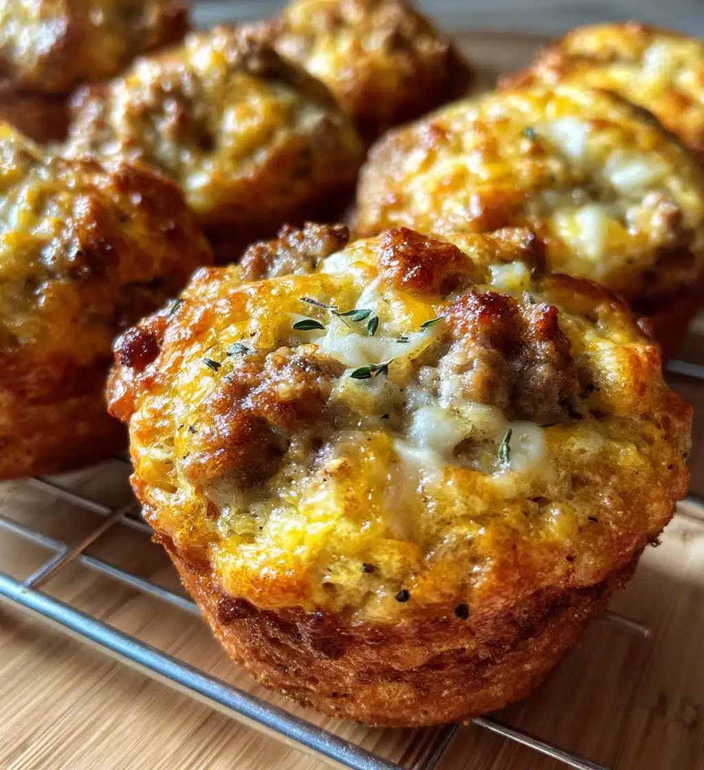 easy sausage breakfast muffins