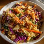 easy sesame quinoa slaw