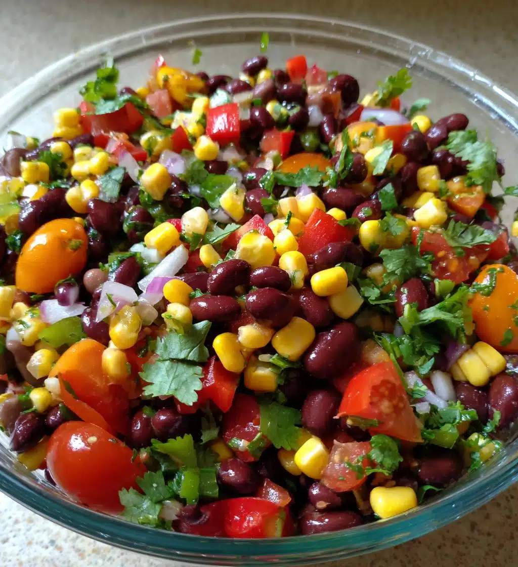 fiesta bean salad - detail 1