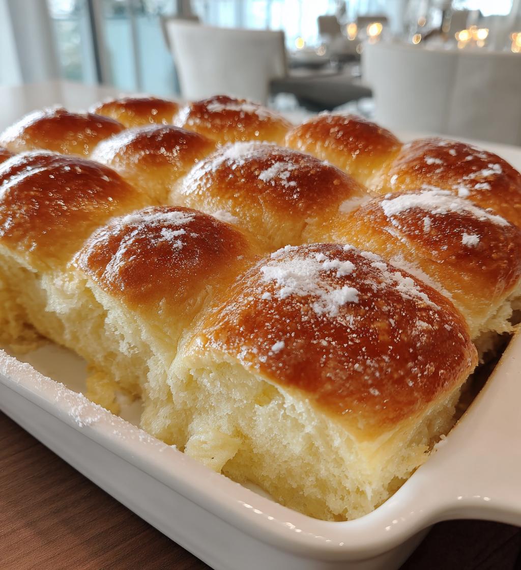fluffy bread rolls - detail 1