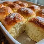 fluffy bread rolls