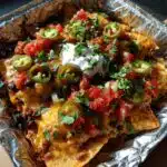 foil pack baked nachos recipe