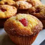 fresh strawberry muffins