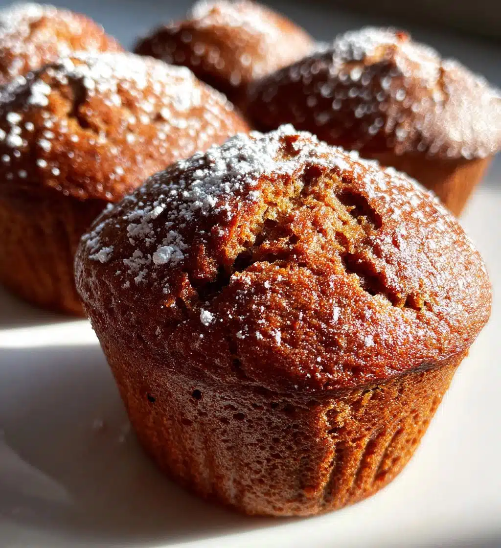 gingerbread muffins - detail 1