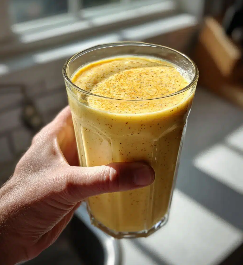 golden milk smoothie - detail 1