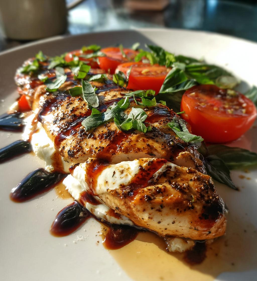 grilled chicken caprese - detail 1