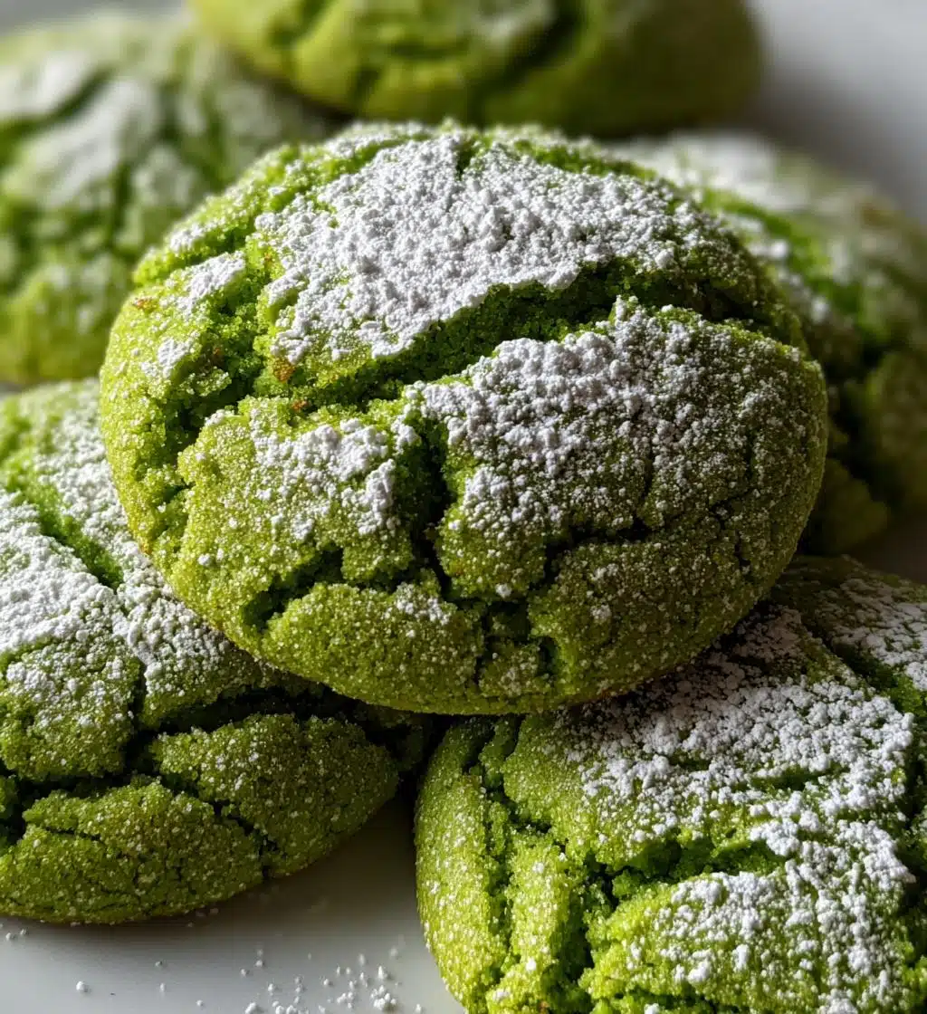 grinch crinkle cookies - detail 1