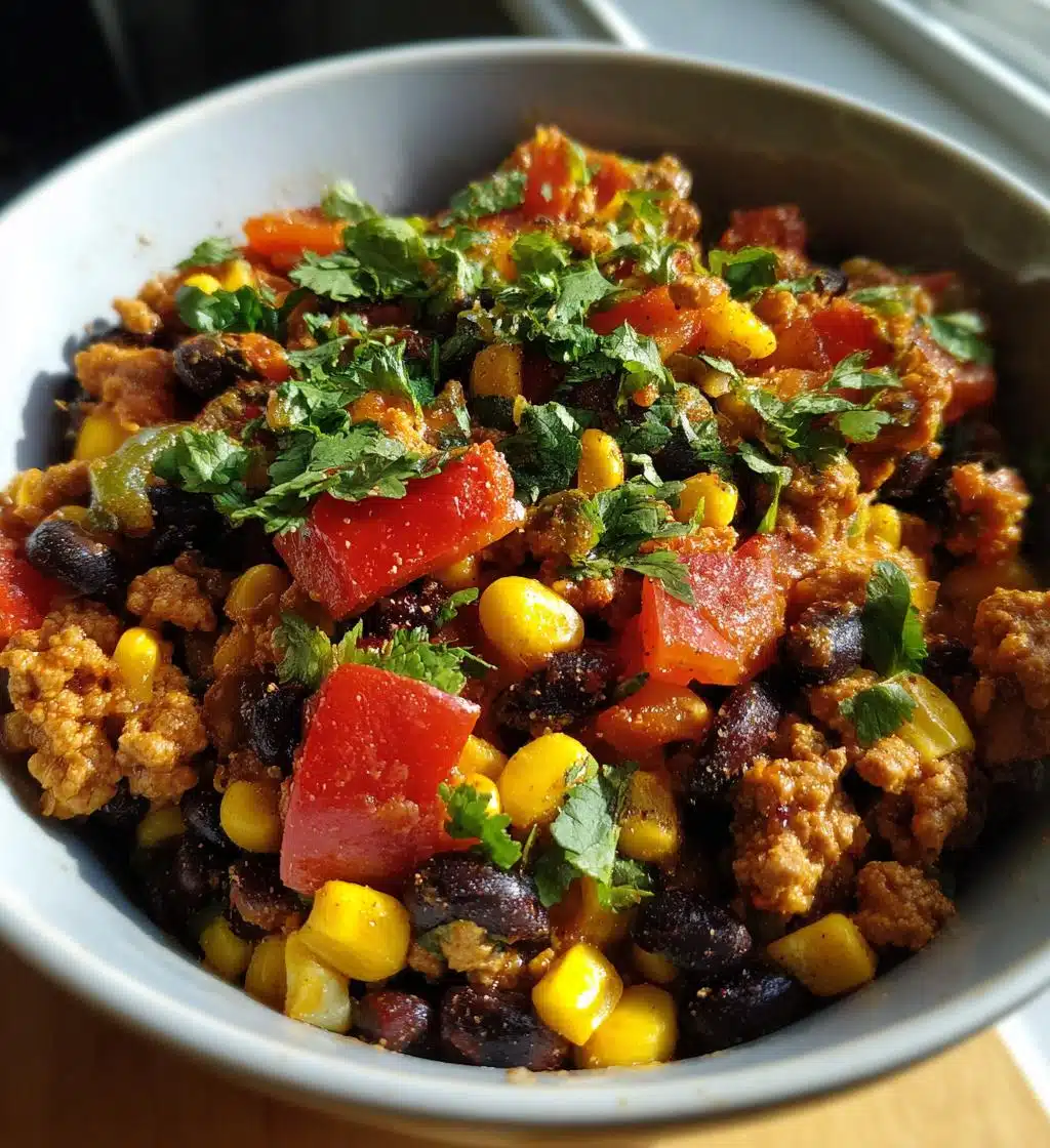 ground turkey taco skillet - detail 1