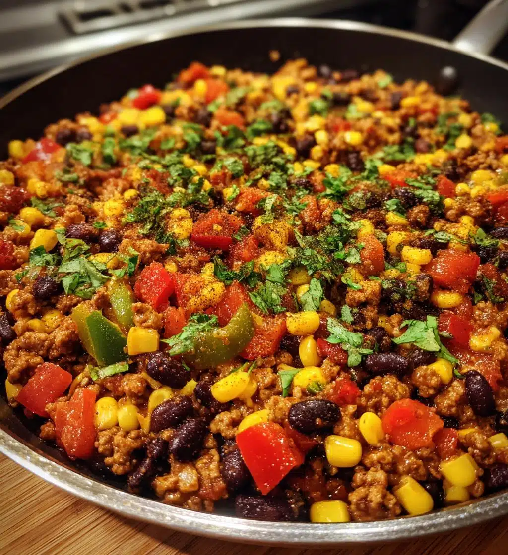 ground turkey taco skillet
