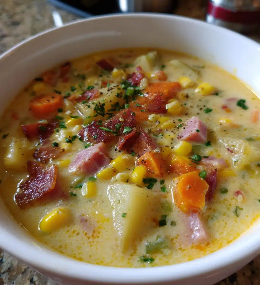 ham and corn chowder recipe - detail 1