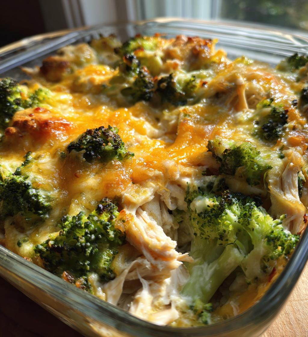 healthier broccoli chicken casserole