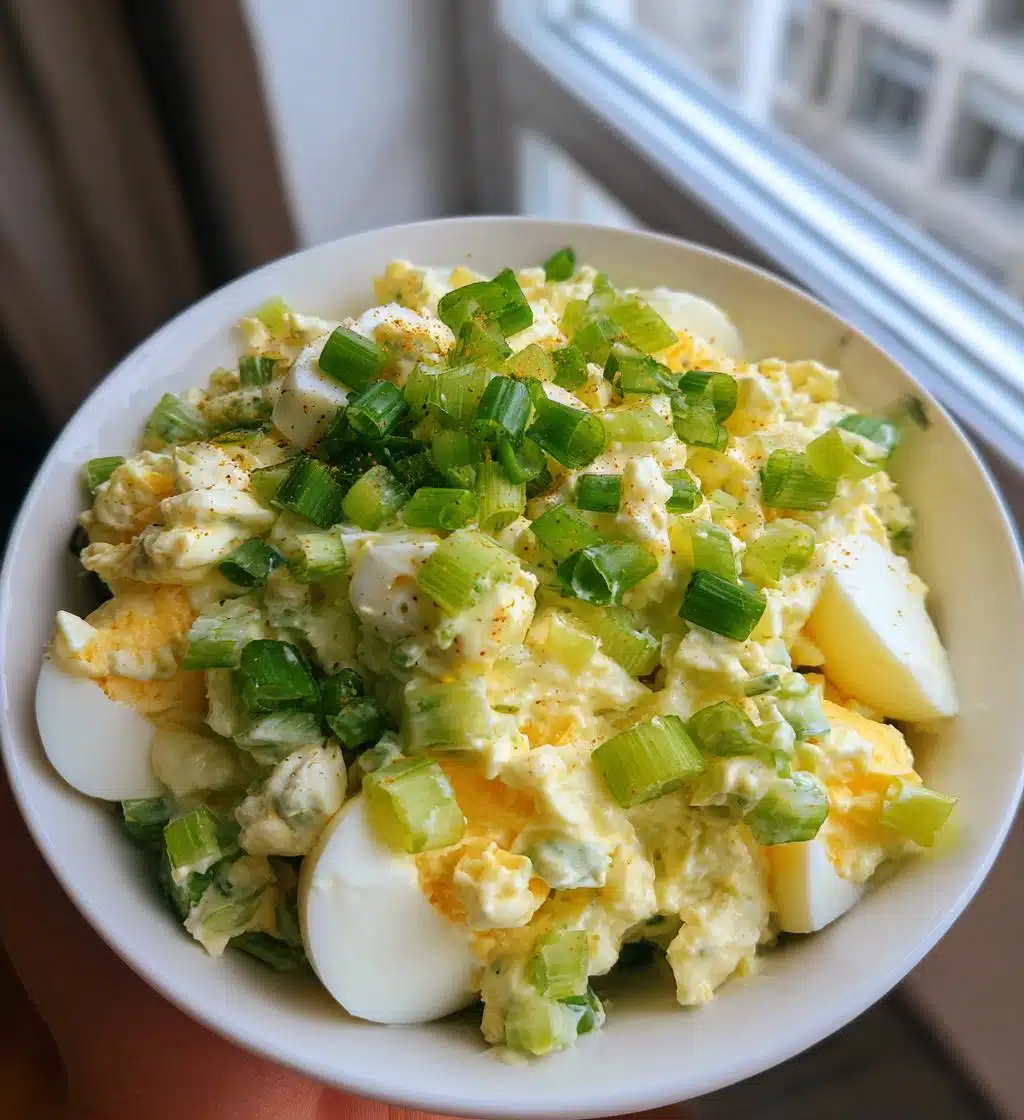 healthy egg salad - detail 1