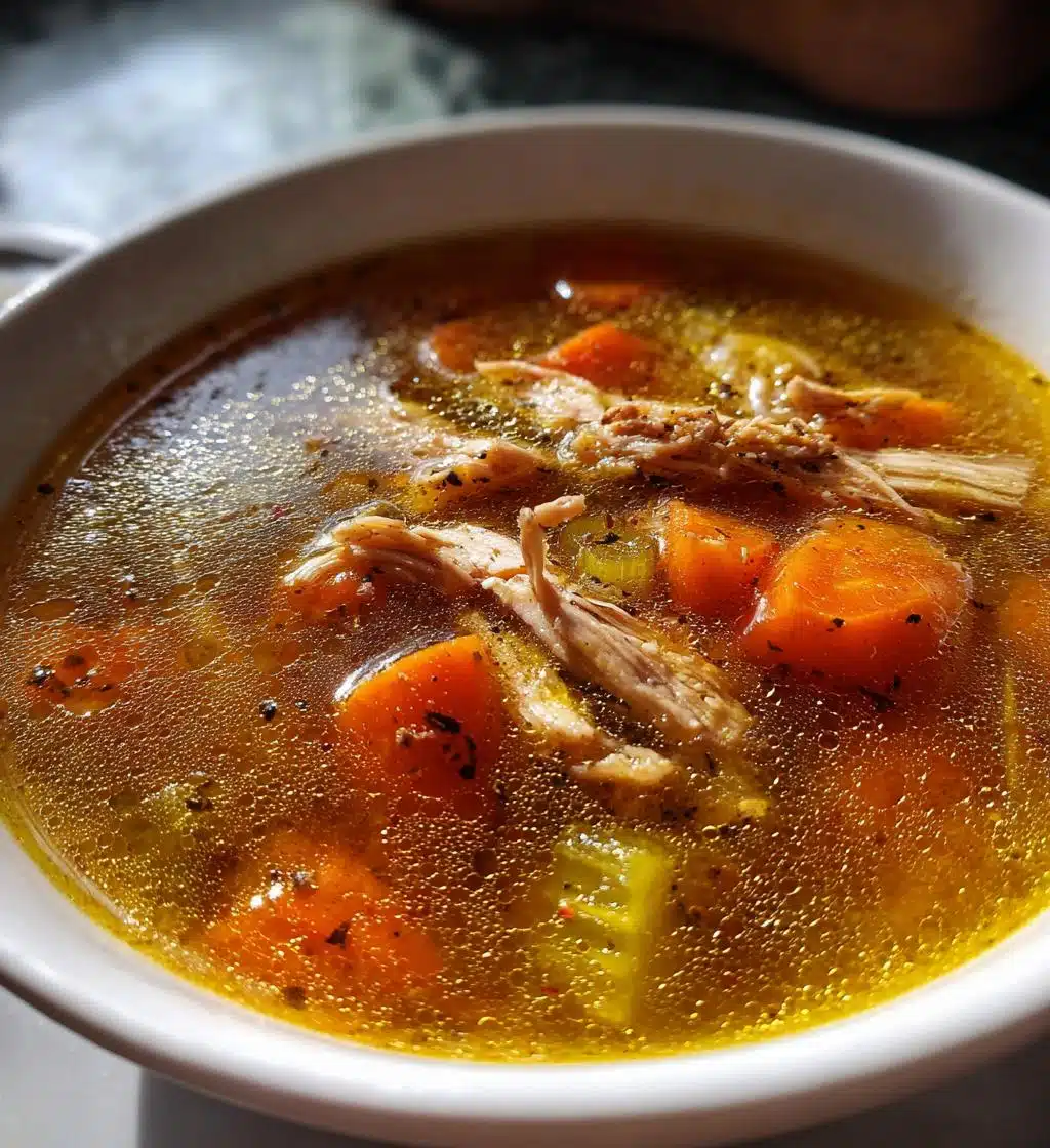 homemade chicken stock