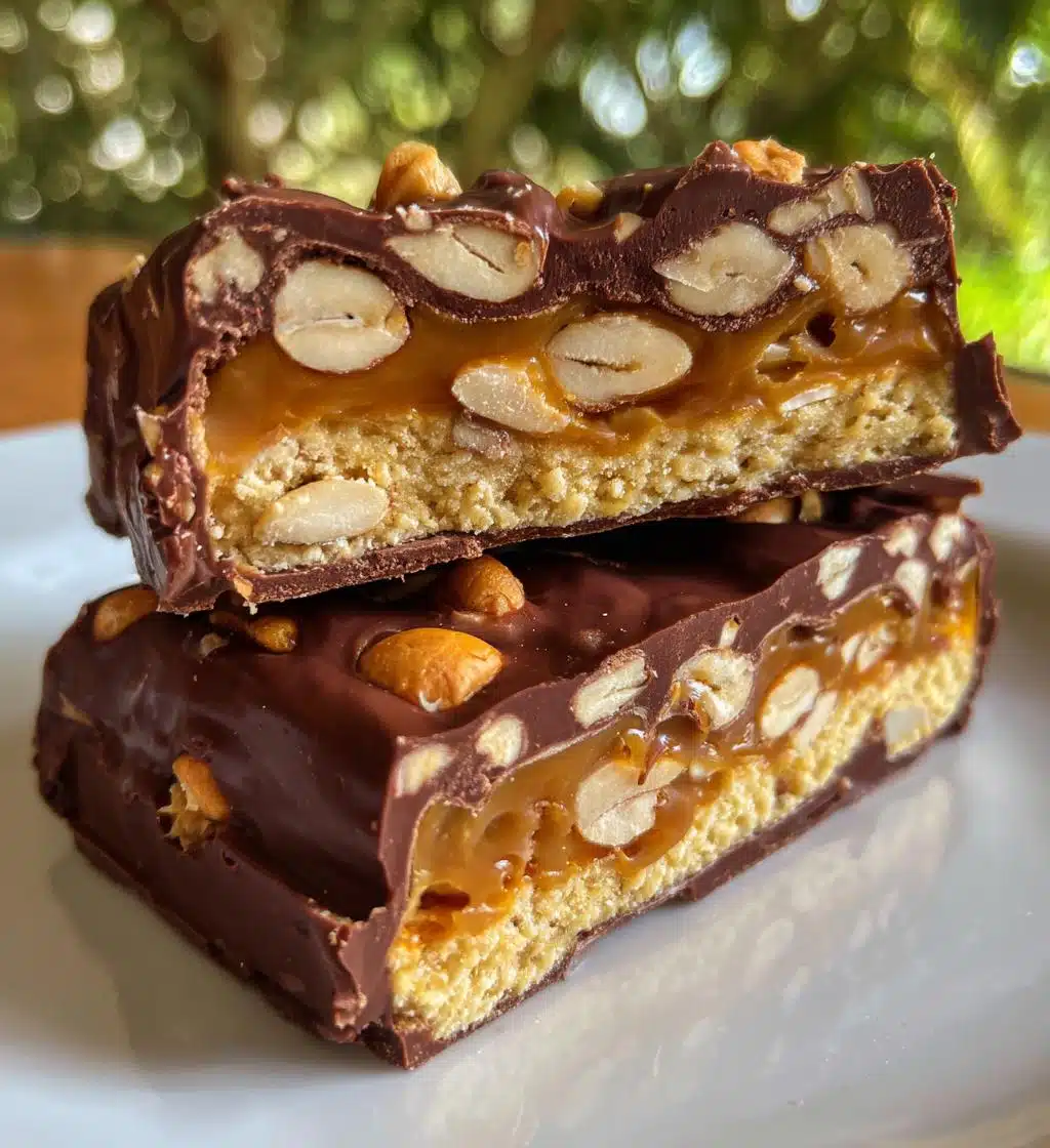 homemade payday candy bars - detail 1