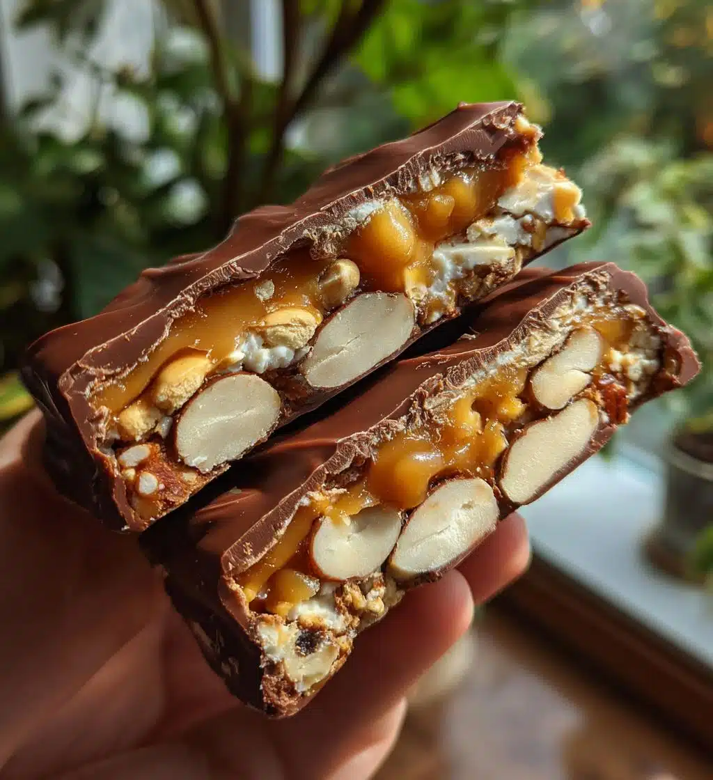 homemade payday candy bars