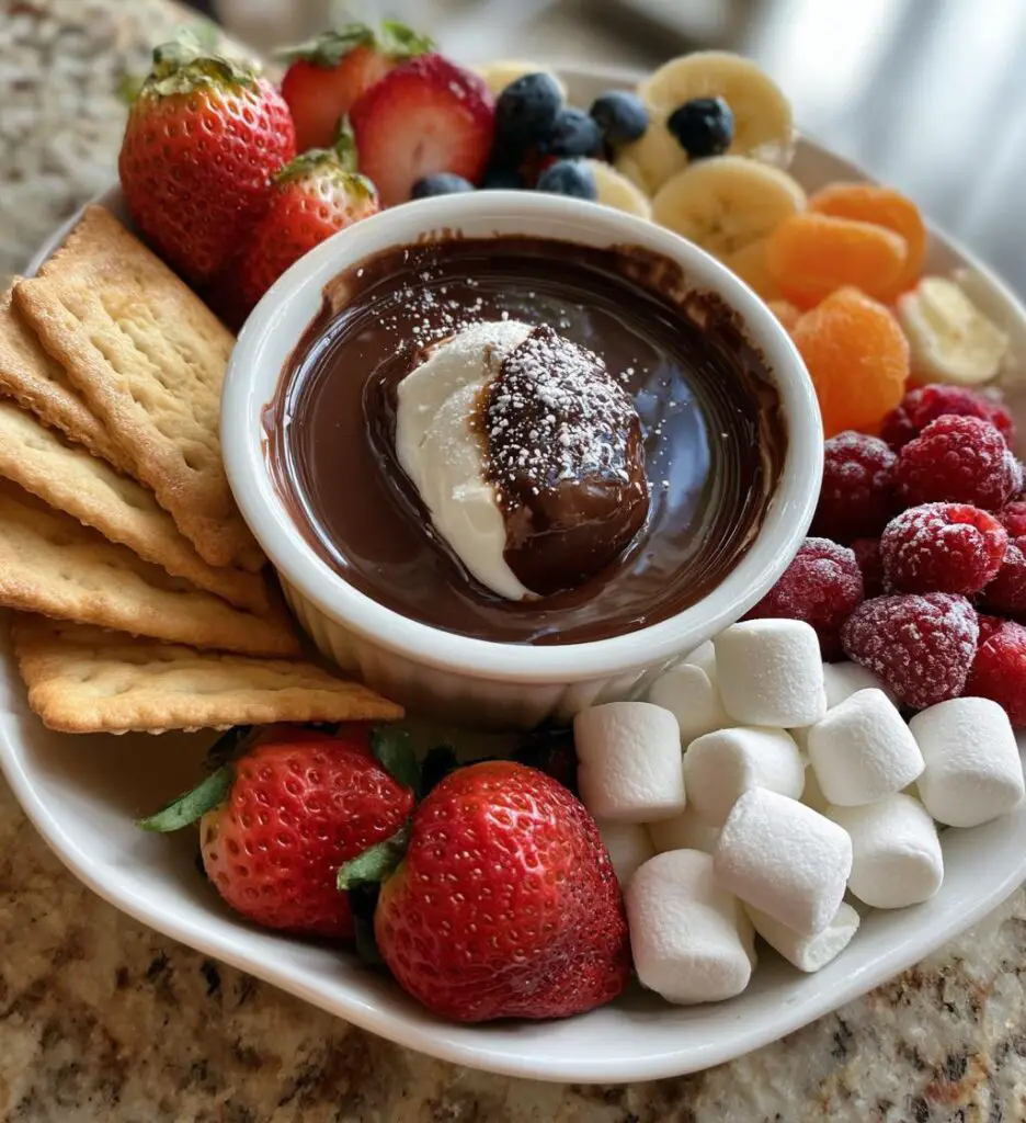 hot chocolate dip