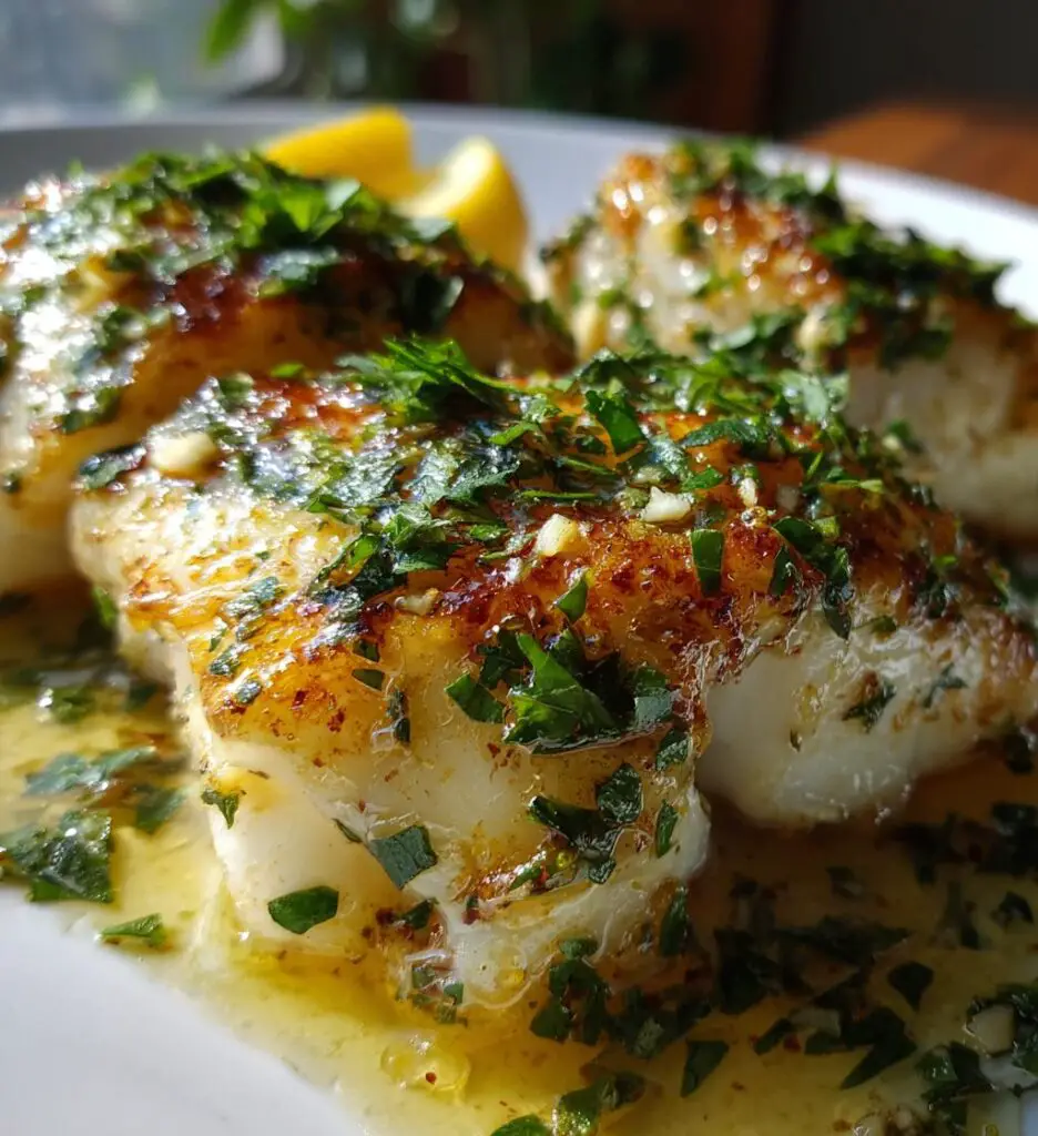 lemon butter baked cod
