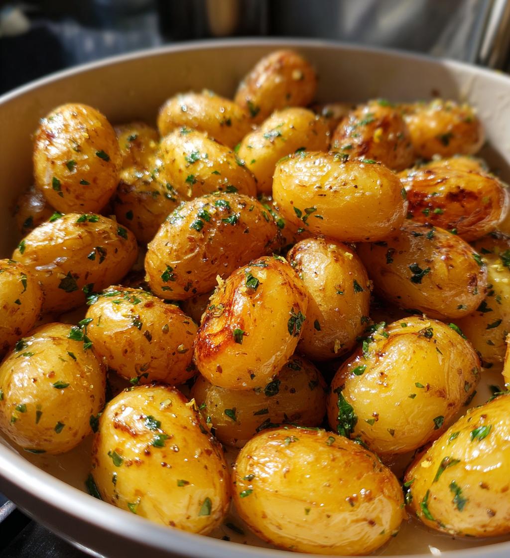 lemon greek potatoes