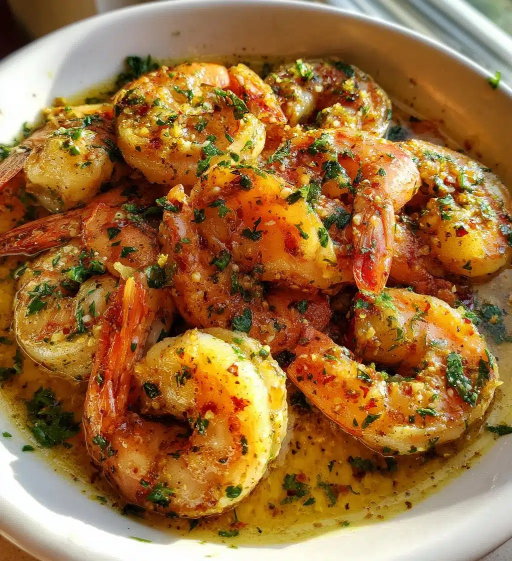 lemon infused garlic butter shrimp delight - detail 1