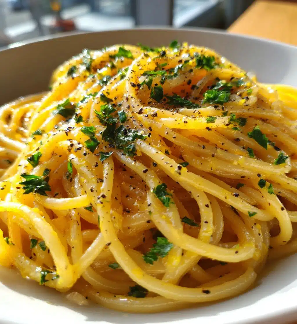 lemon pasta - detail 1