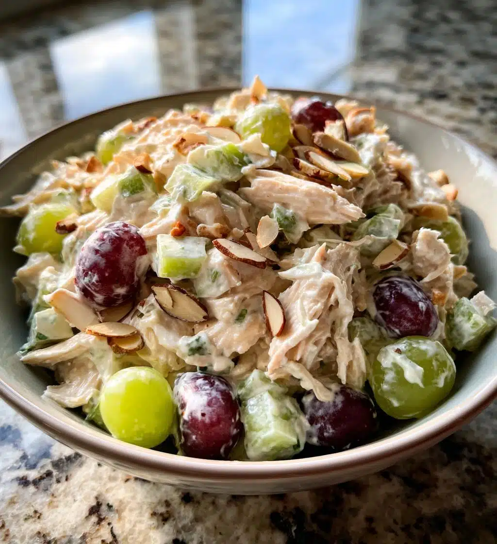 lightened up chicken salad - detail 1