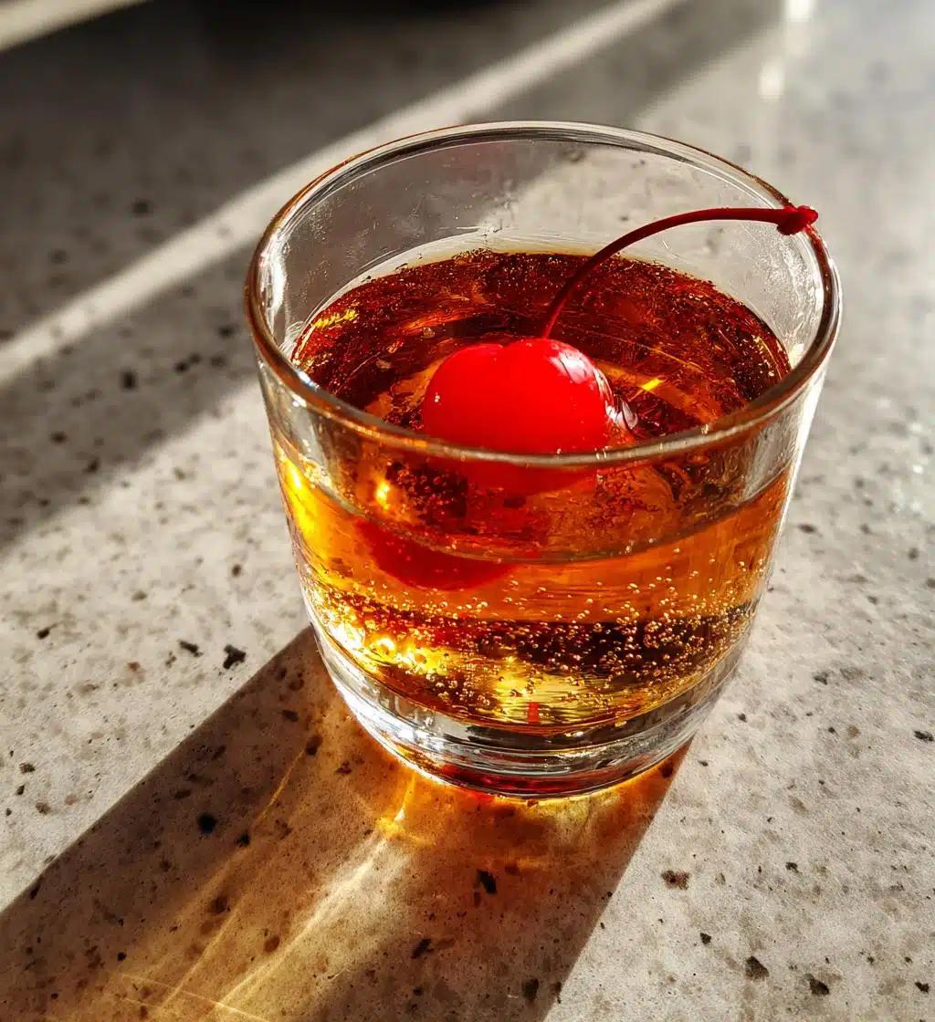 manhattan cocktail - detail 1