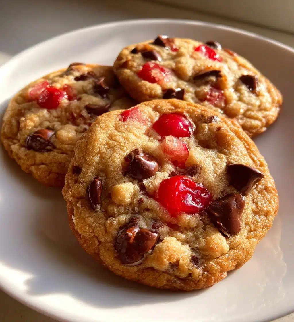 maraschino cherry chip cookies recipe - detail 1