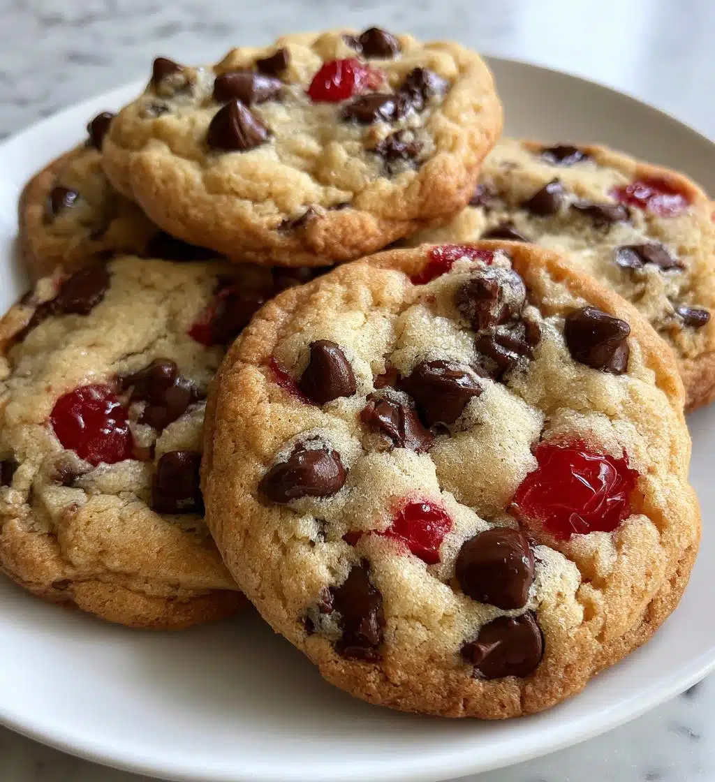 maraschino cherry chip cookies recipe