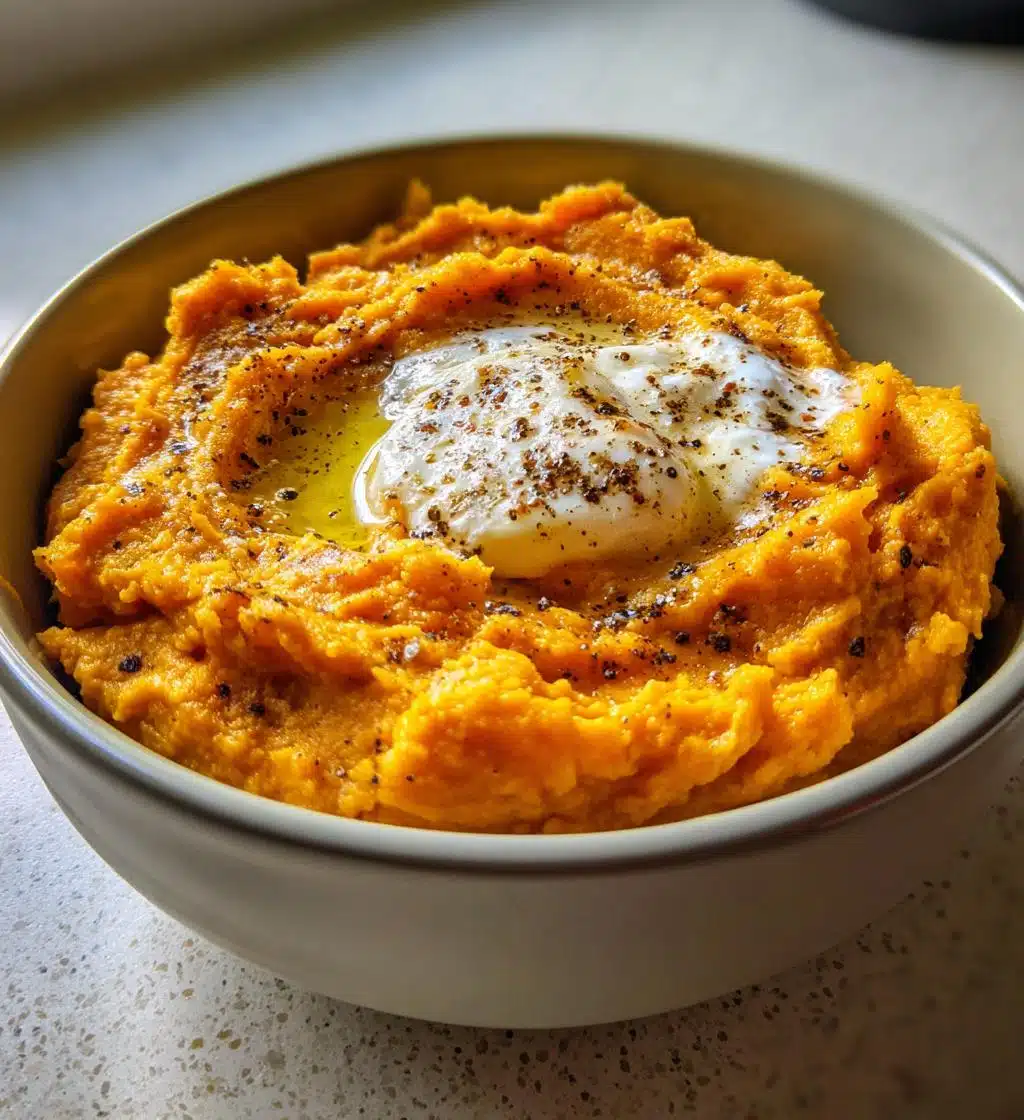 mashed sweet potatoes - detail 1