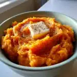 mashed sweet potatoes