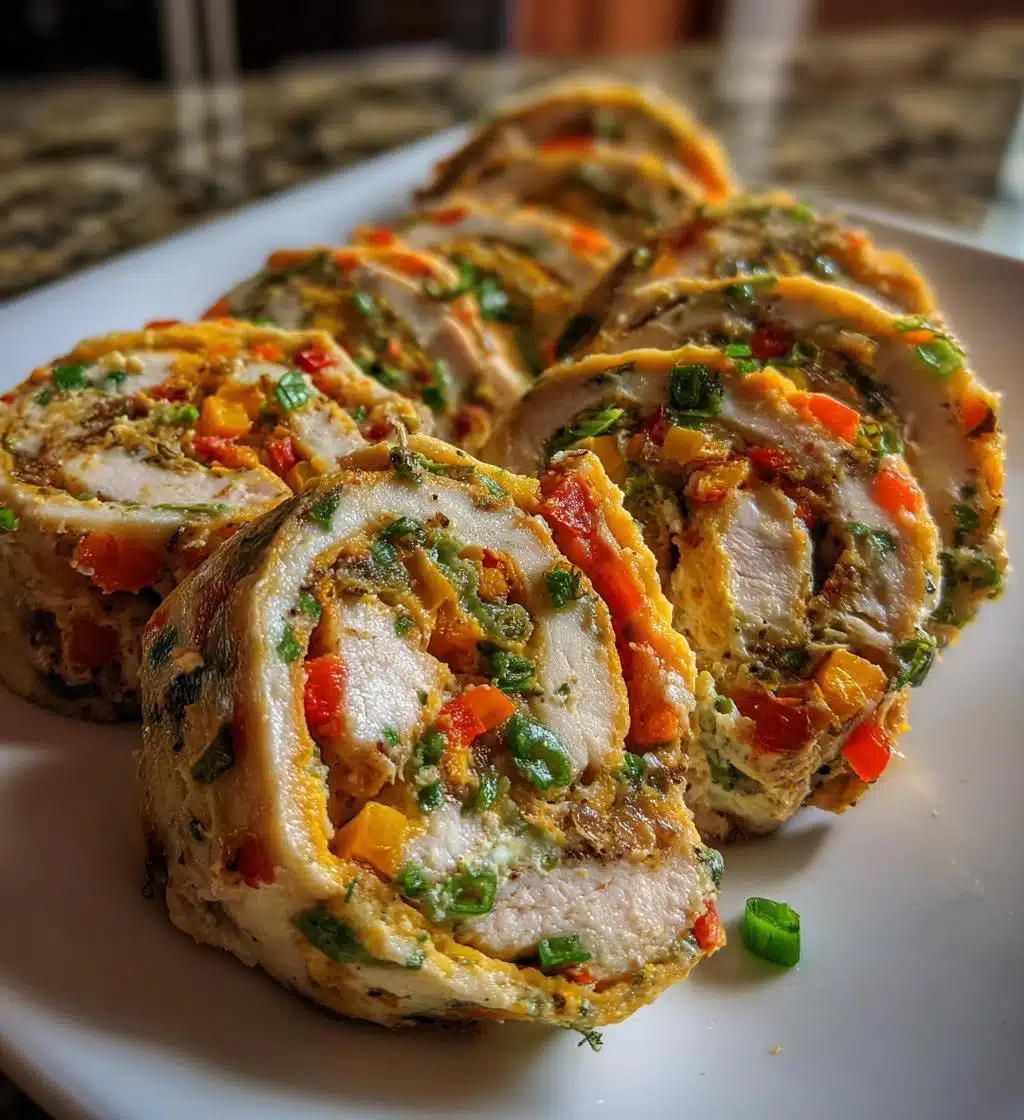 mexican chicken pinwheels - detail 1