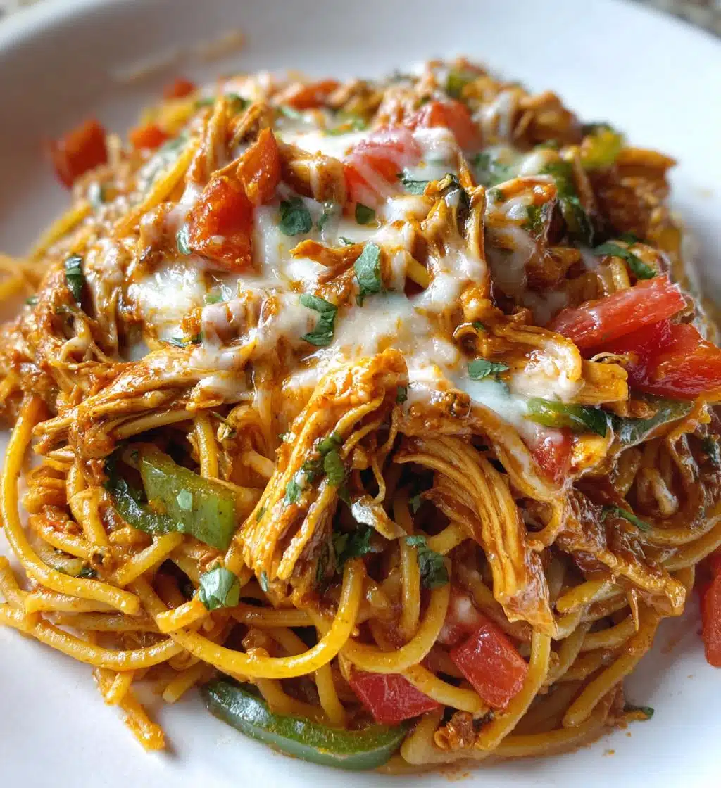 mexican chicken spaghetti