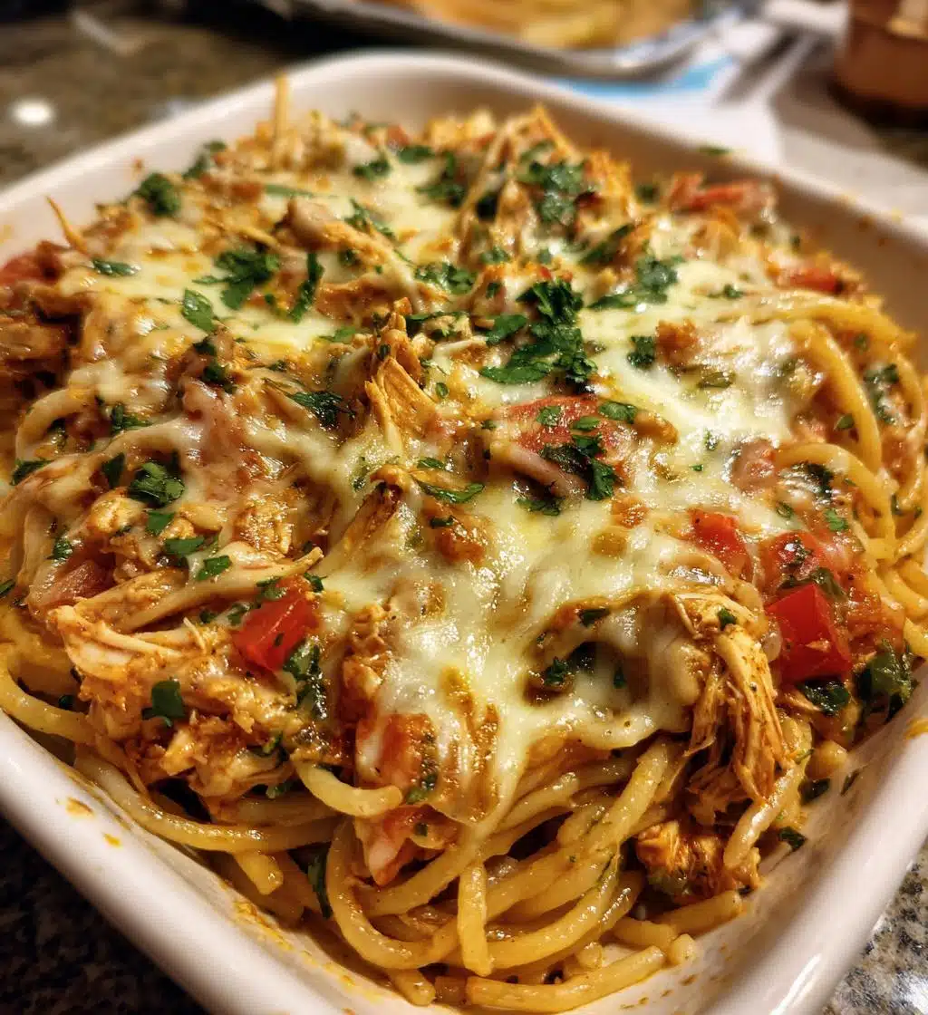 mexican chicken spaghetti