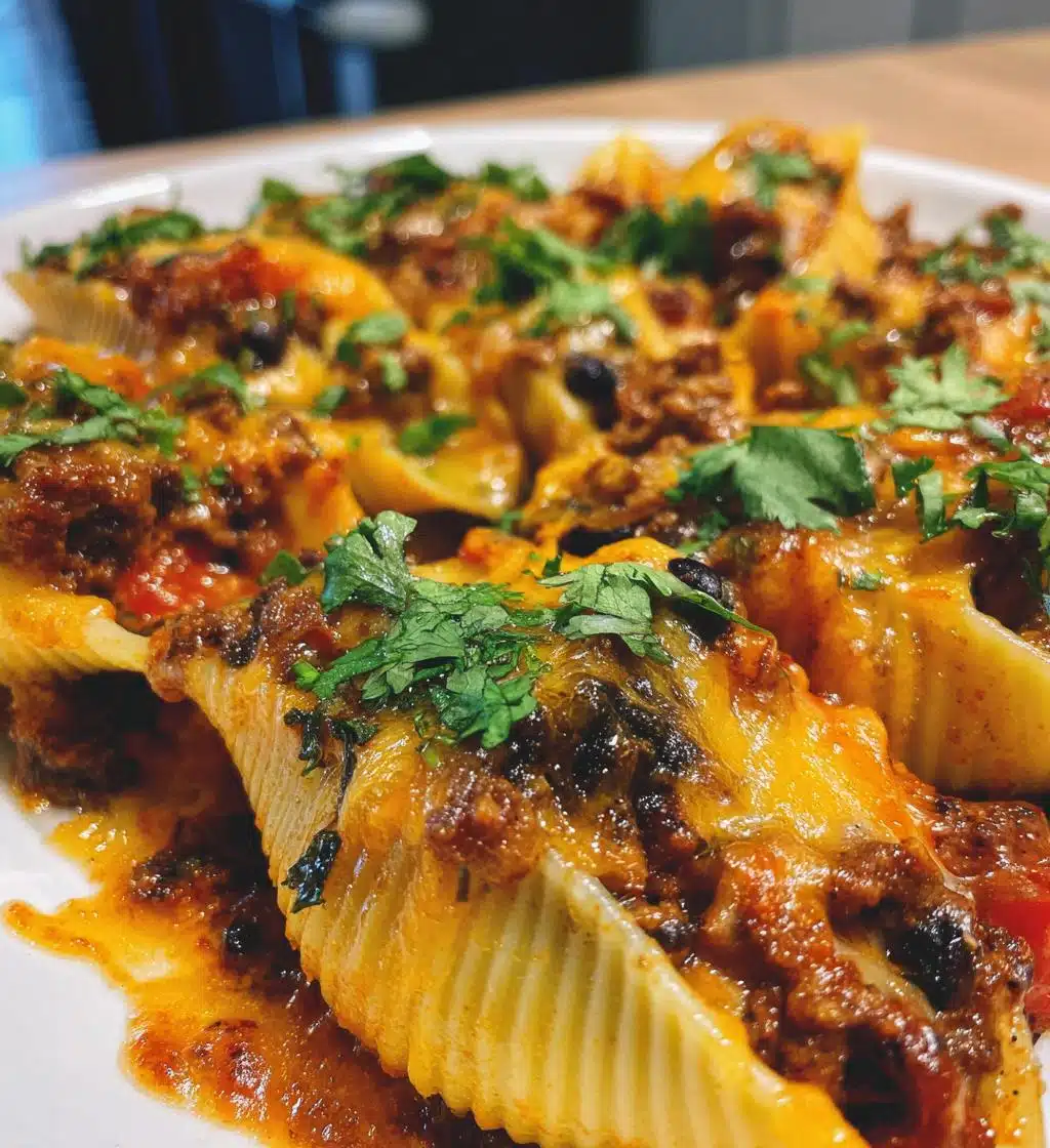 mexican stuffed shells - detail 1