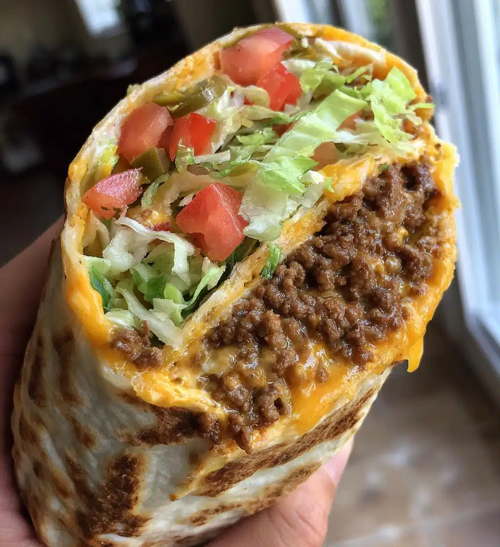 nacho cheese beef wrap - detail 1