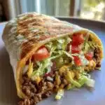 nacho cheese beef wrap