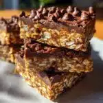 no bake chocolate oat squares recipe