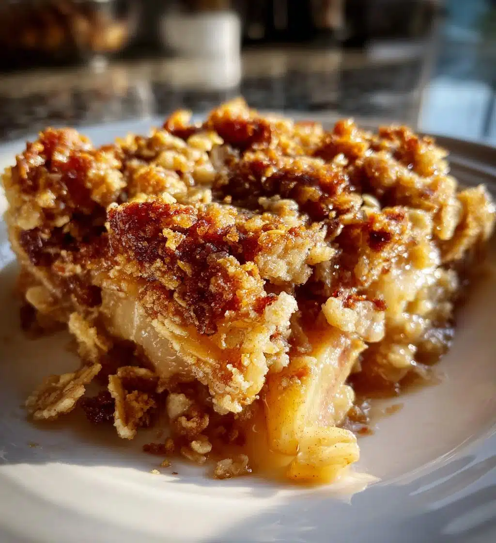 old fashioned apple crisp