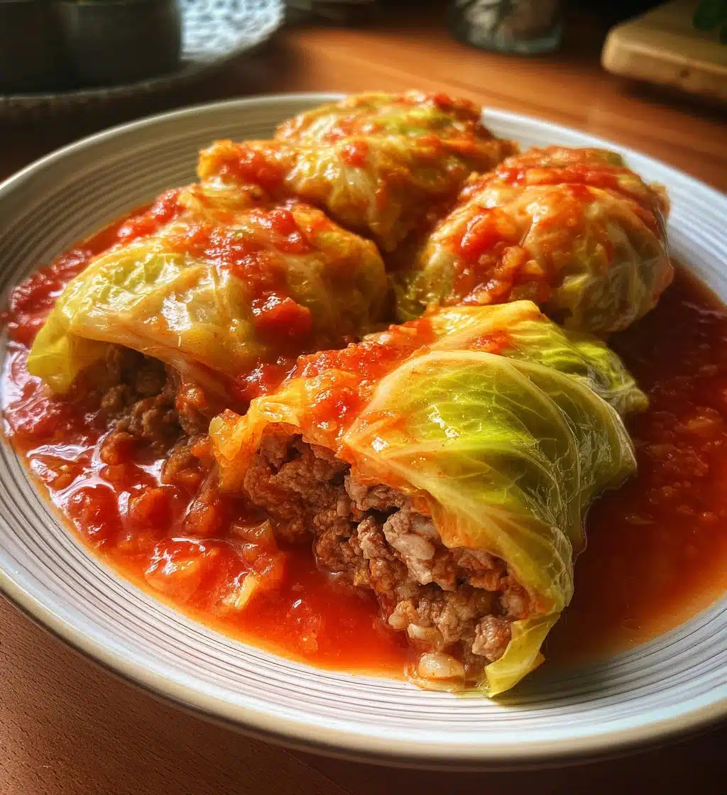 old fashioned stuffed cabbage rolls