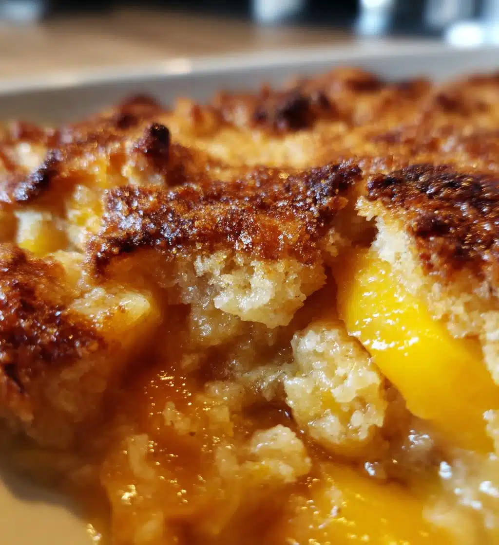 old time oven peach cobbler