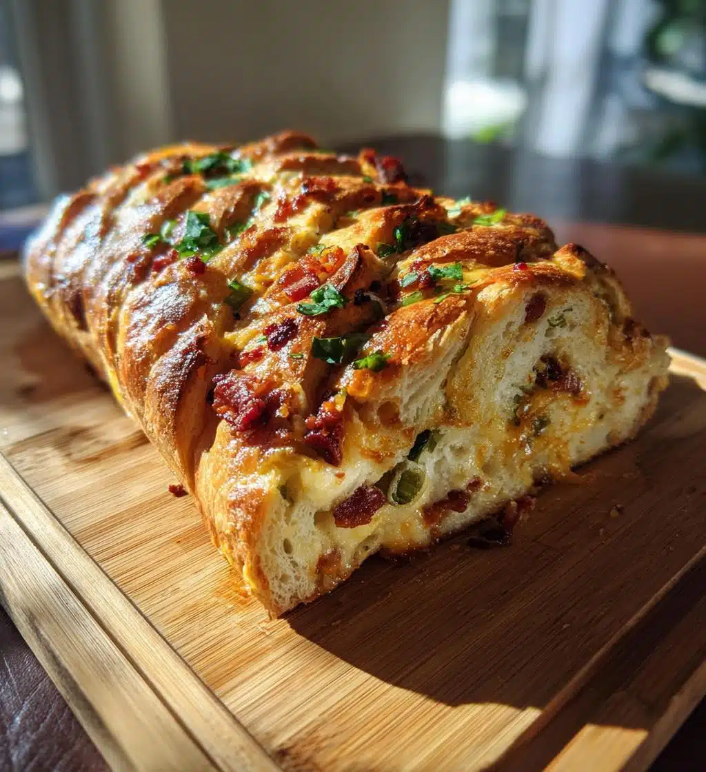 olive bacon and cheese bread