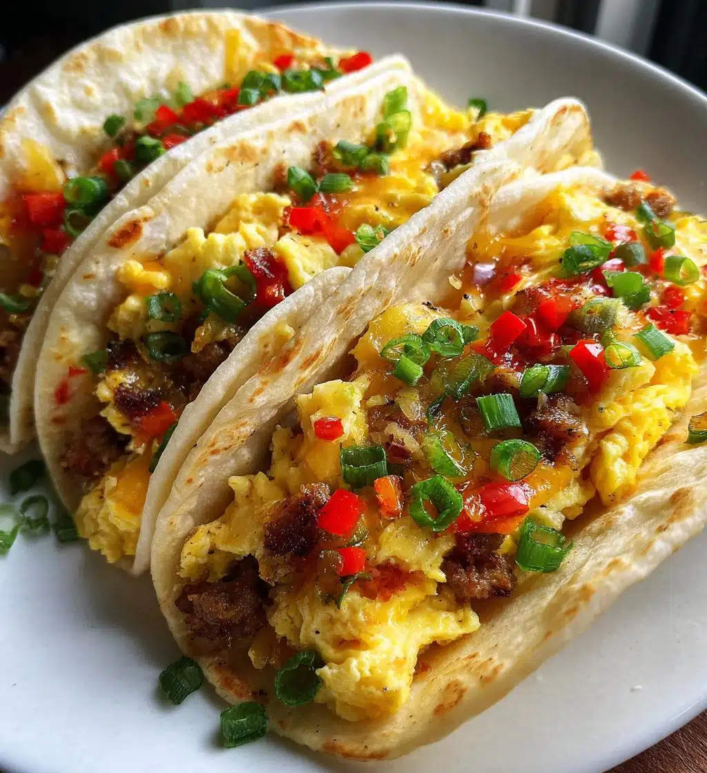 oven baked breakfast tacos - detail 1