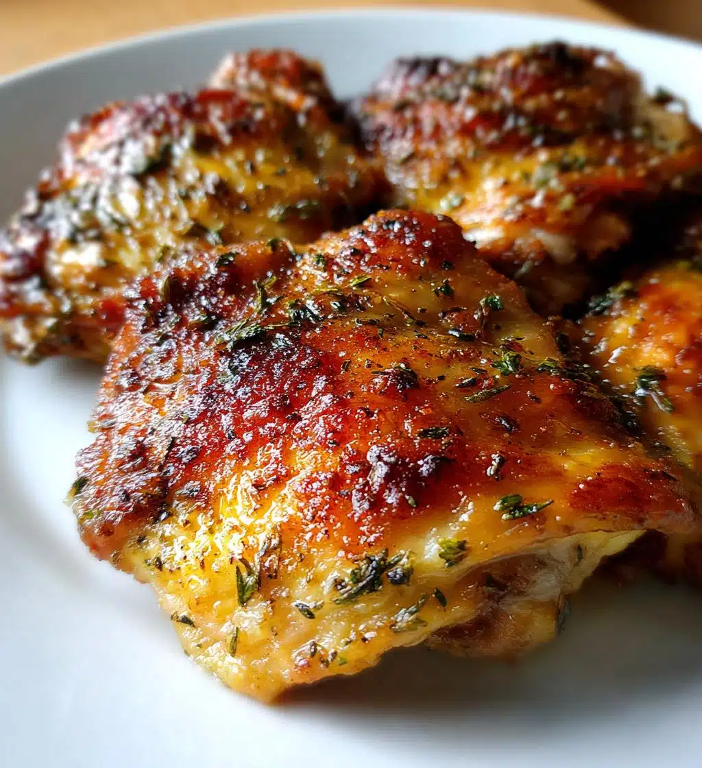 oven baked chicken thighs