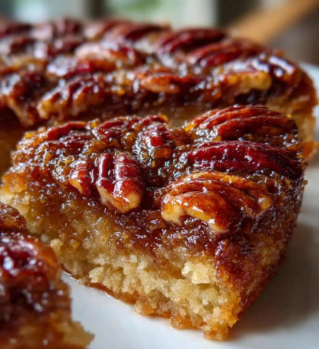 pecan upside down cake recipe - detail 1