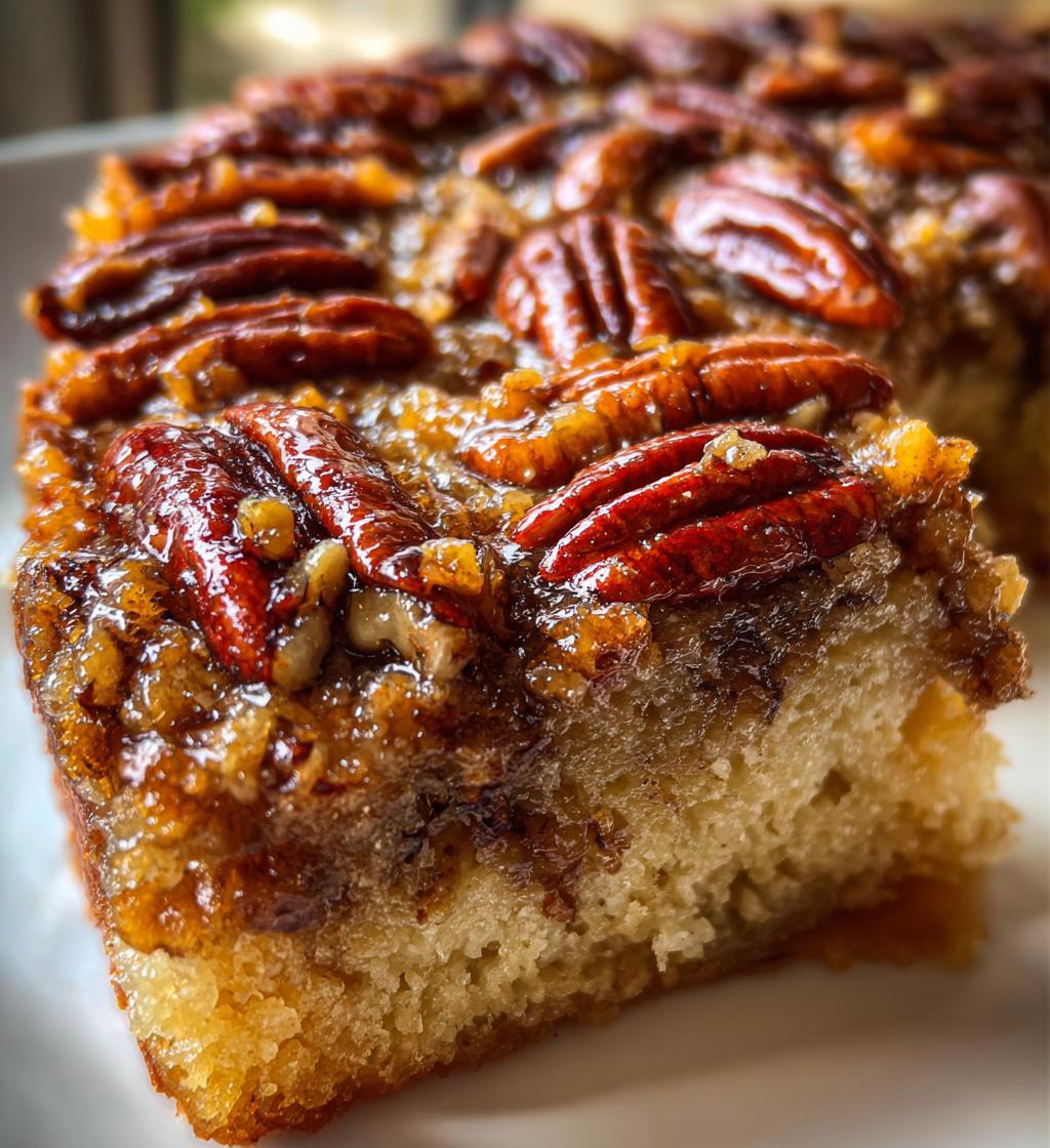 pecan upside down cake recipe
